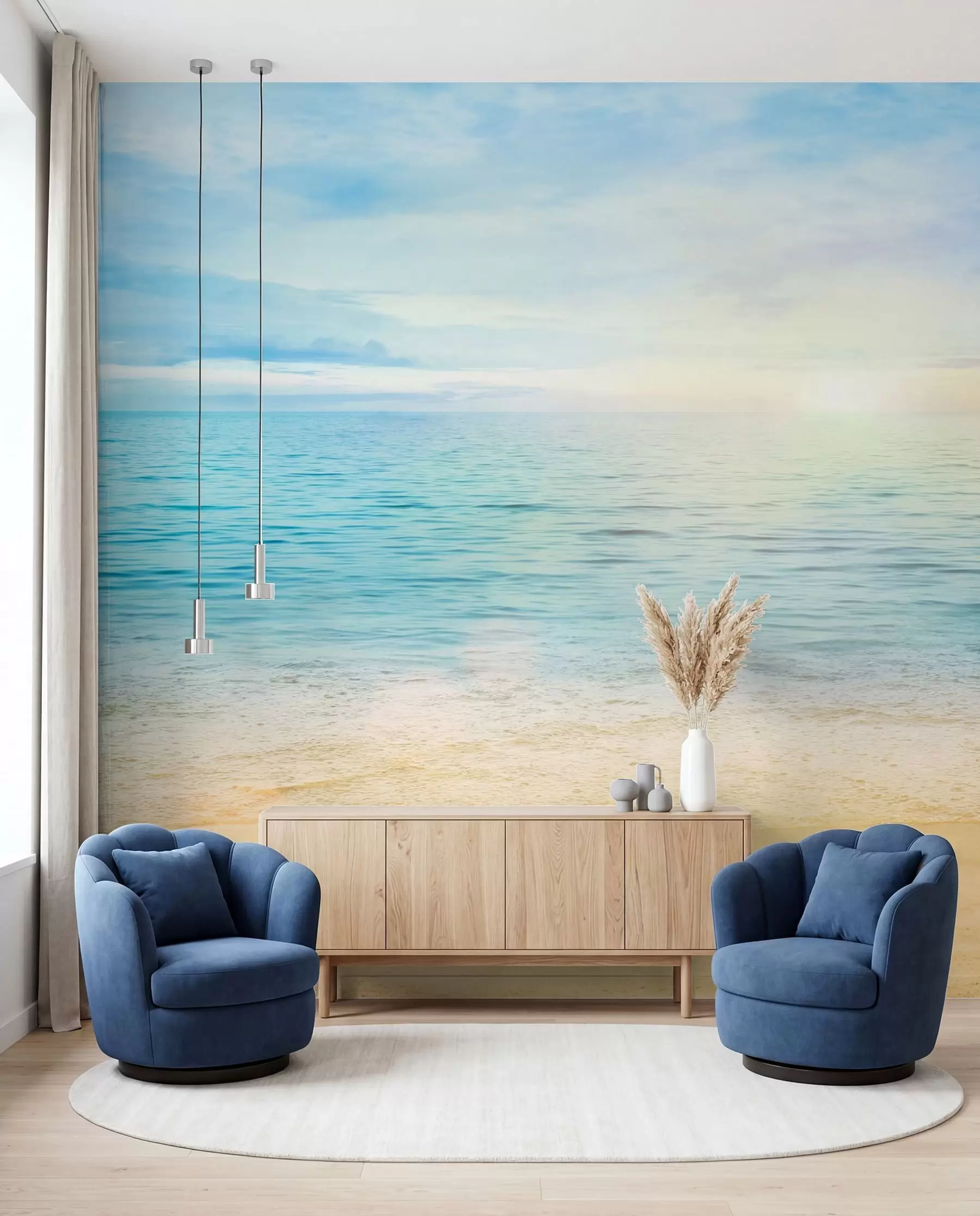 Fotobehang Water, wolk en lucht u57176