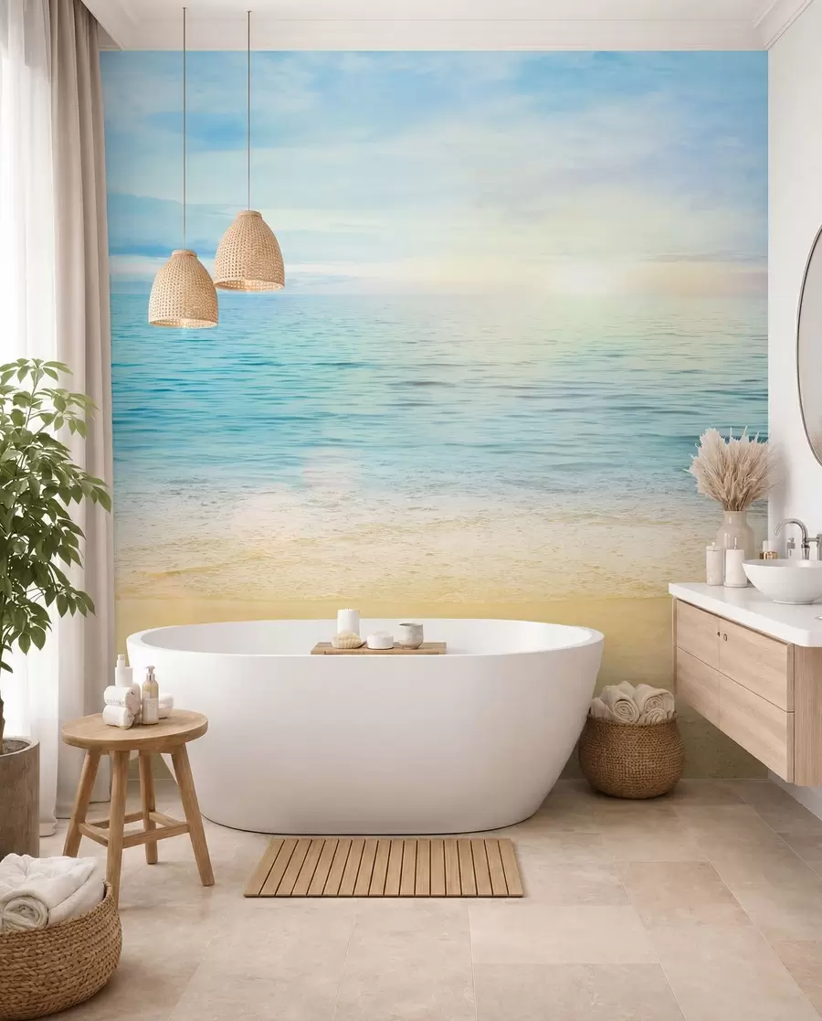 Fotobehang Water, wolk en lucht u57176