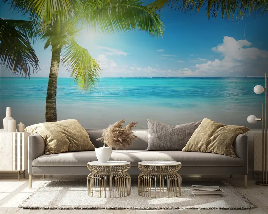 Papier peint photo Eau, ciel et nuages u57179