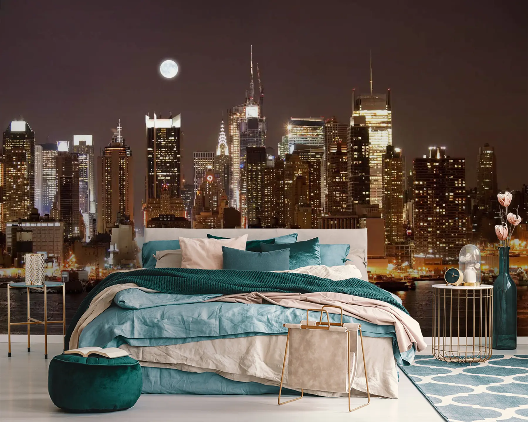 Fotobehang De waterkant van New York u57923
