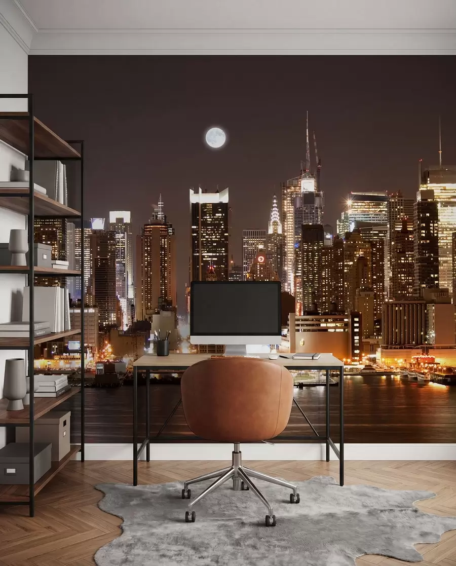 Fotobehang De waterkant van New York u57923