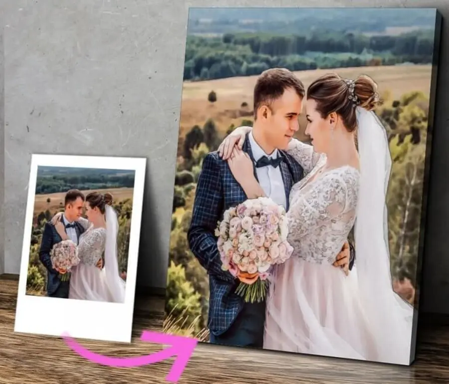  Peintures Fleur, sourire et robe de mariée s15719