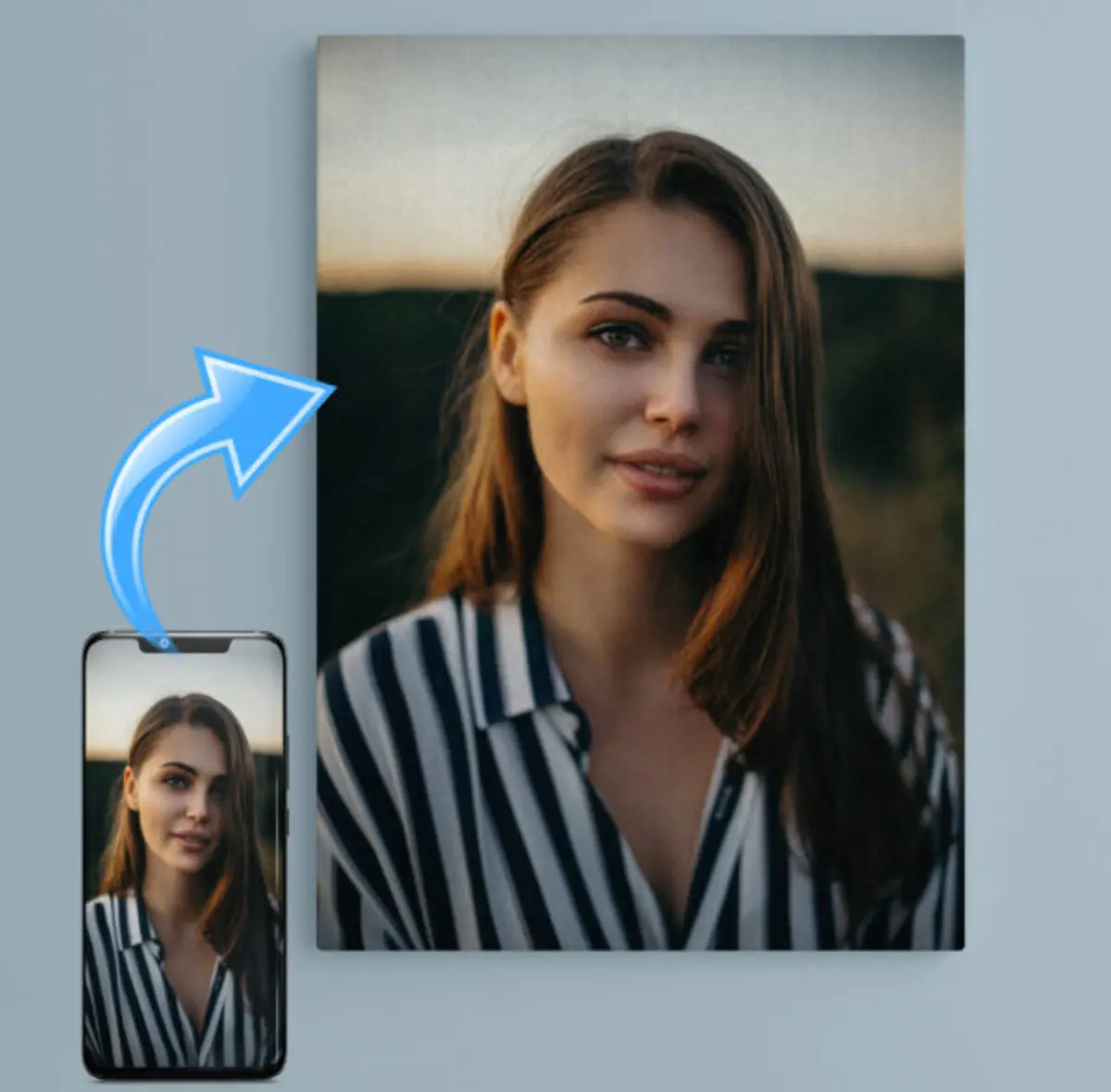  Schilderijen Wenkbrauw, lach en mens s15723