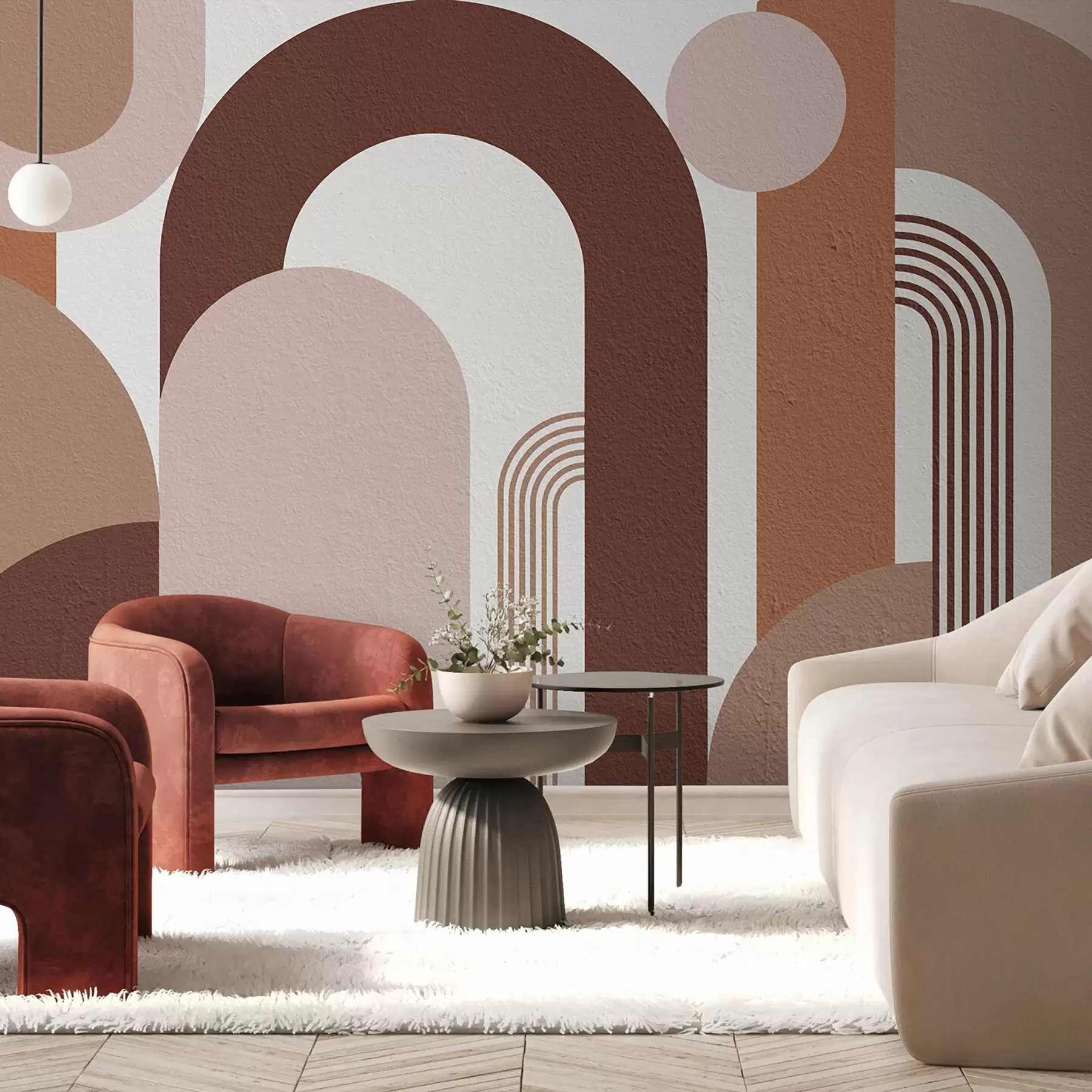 Papier peint photo Nuances de beige u73102