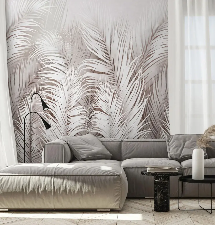 Fotobehang Witte varens u73821