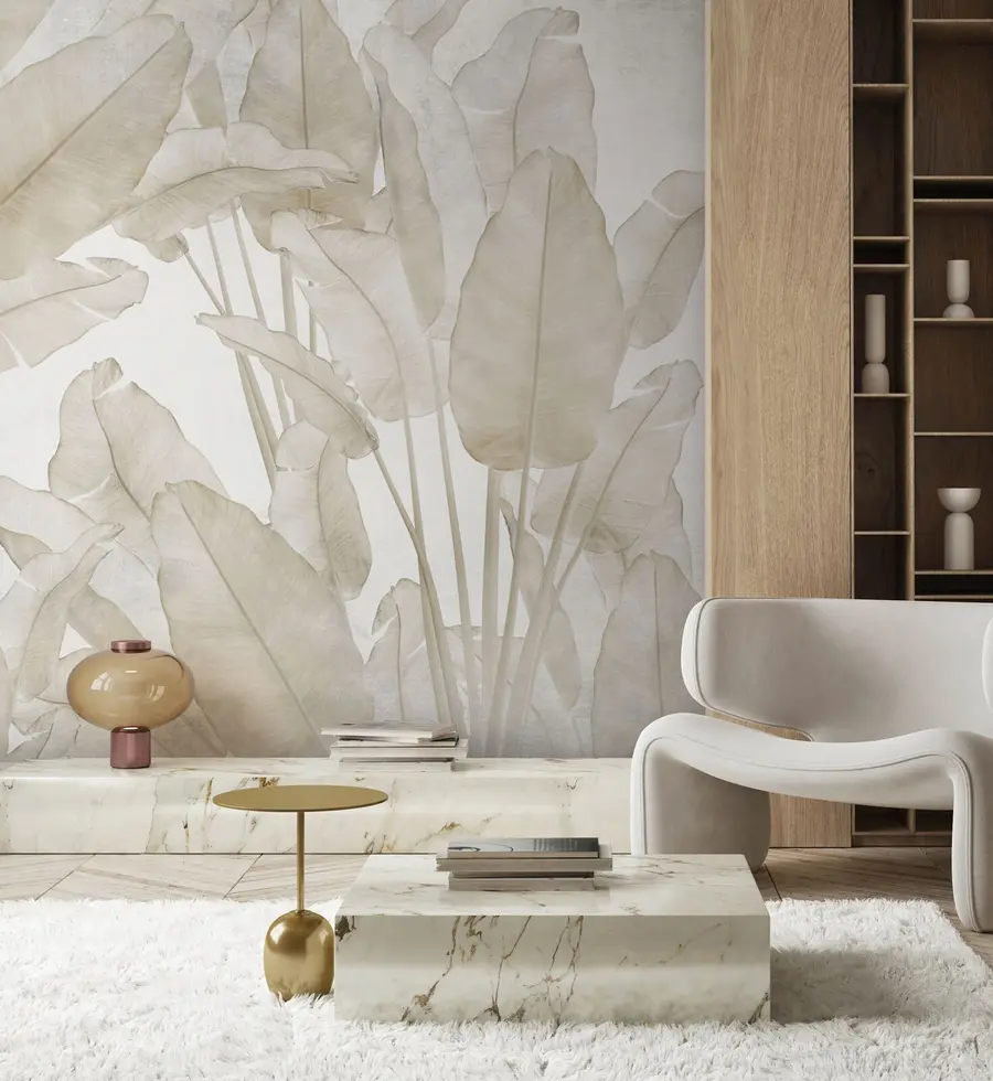 Papier peint photo La tendance de la feuille de banane u73963