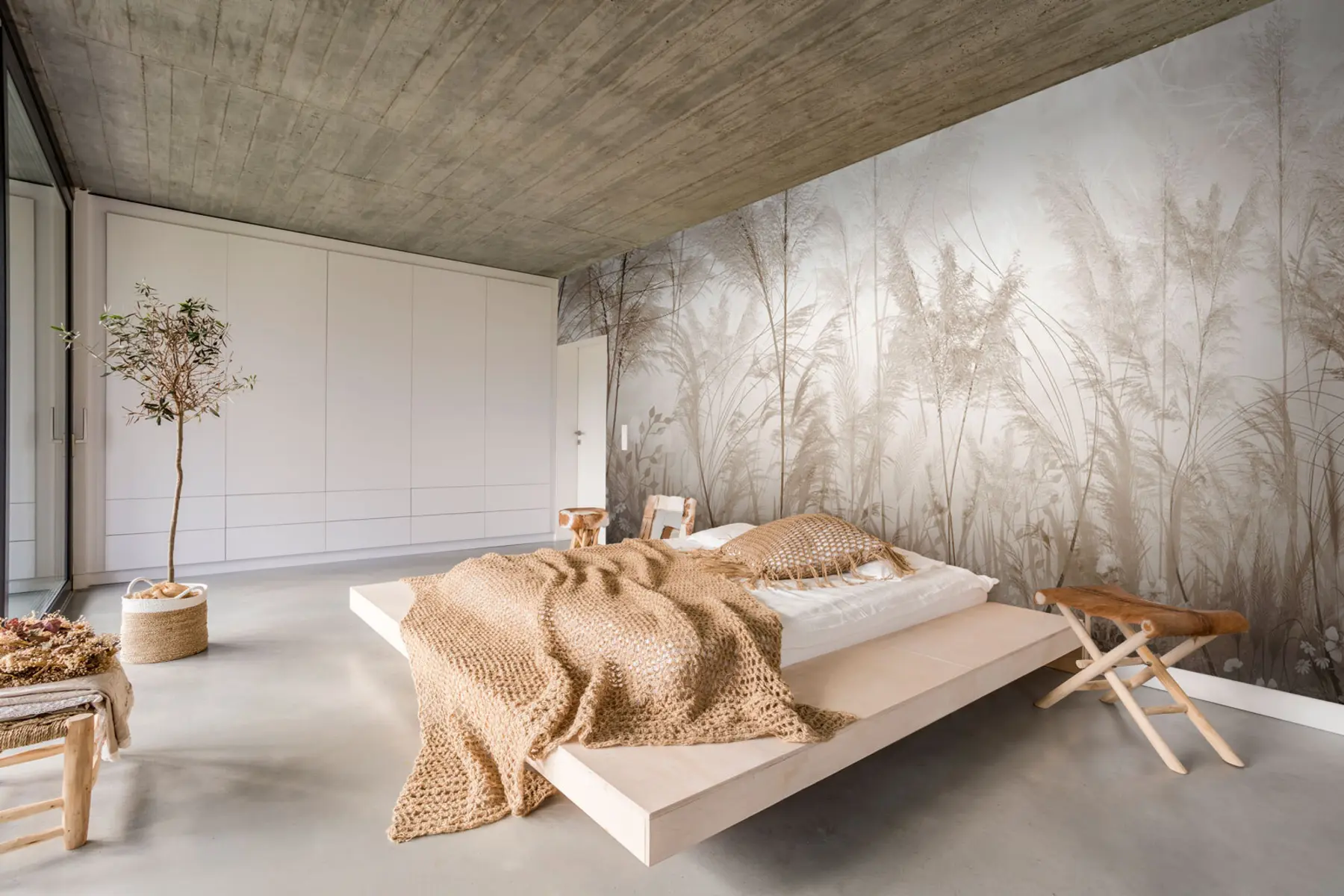 Fotobehang Takken in de miststijl boho u73981