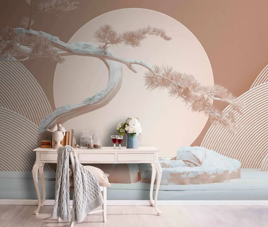 Papier peint photo Jardin japonais en pierre u68179