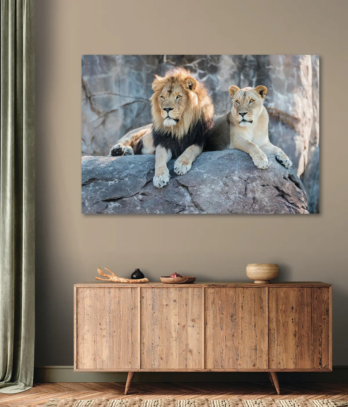  Peintures Lion, félin et carnivore s15278