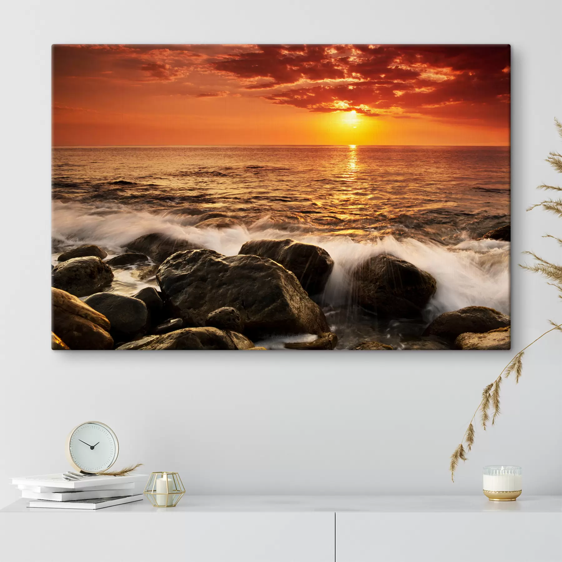 Fotobehang Water, lucht en wolken s19480