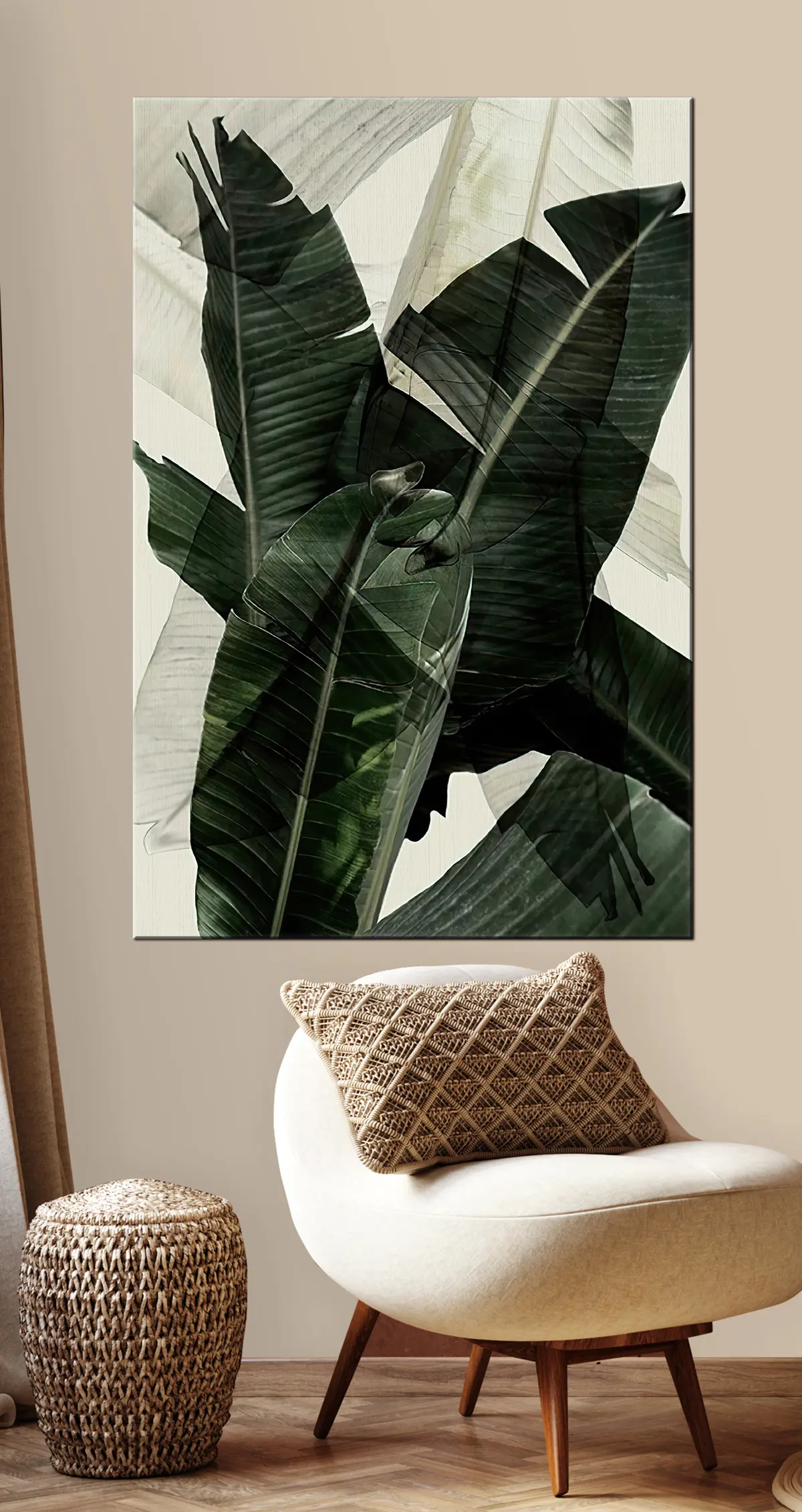  Peintures Plante, plante terrestre et feuille de bananier s21747