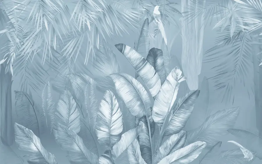 Fotobehang Plant, water en azuur u50468v3
