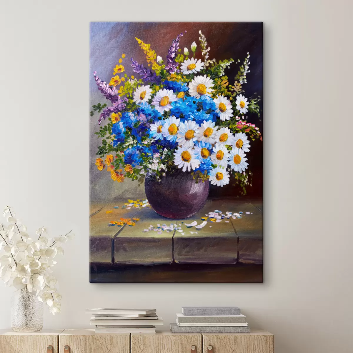  Peintures Fleur, plante et pot de fleurs s29912