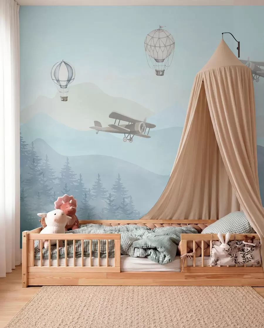 Fotobehang Kleine luchtontdekkers u74226