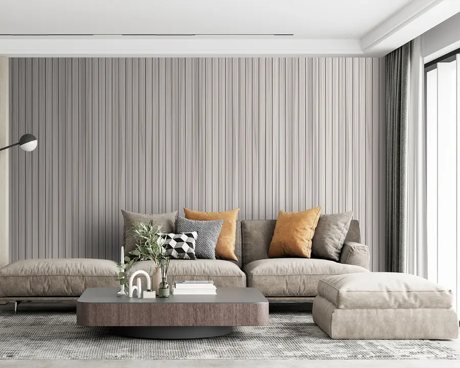 Papier peint photo Papier peint acoustique gris u93831