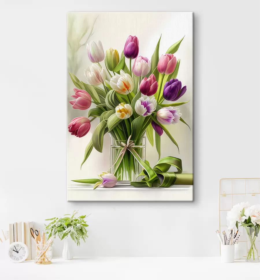  Peintures Fleur, plante et pot de fleurs s31219