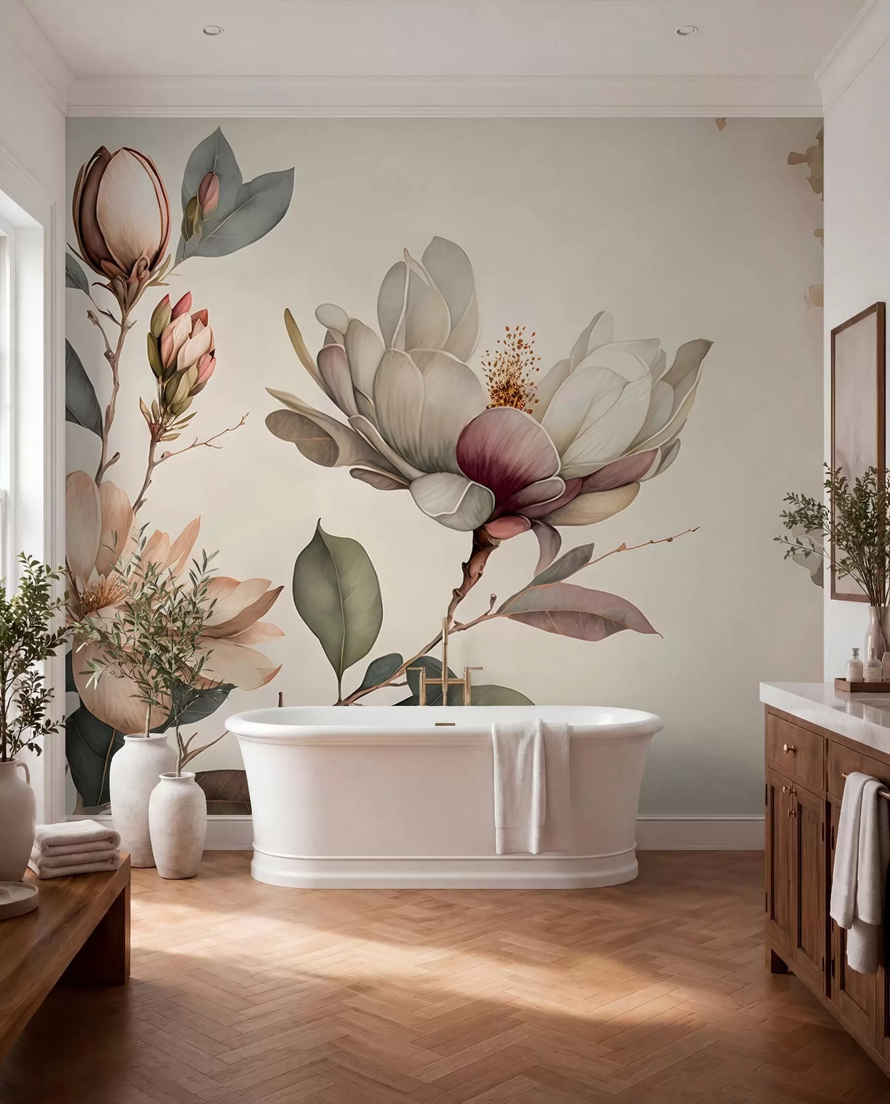 Papier peint photo Étude de magnolia u93020