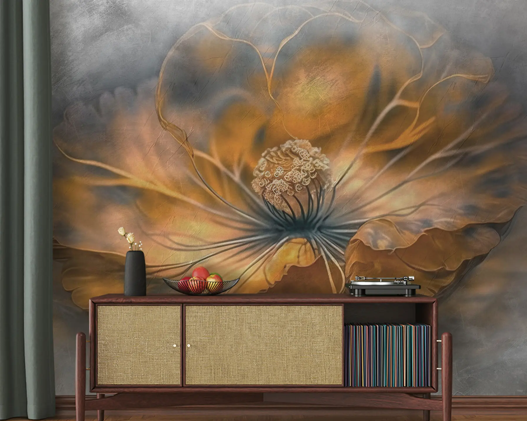 Fotobehang Grote bloem u93916