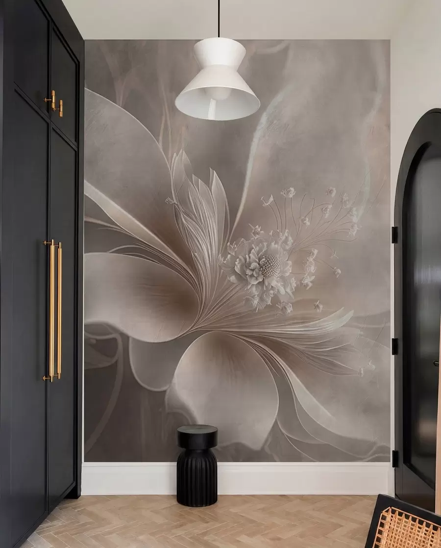 Fotobehang Een zeer delicate bloem u93944