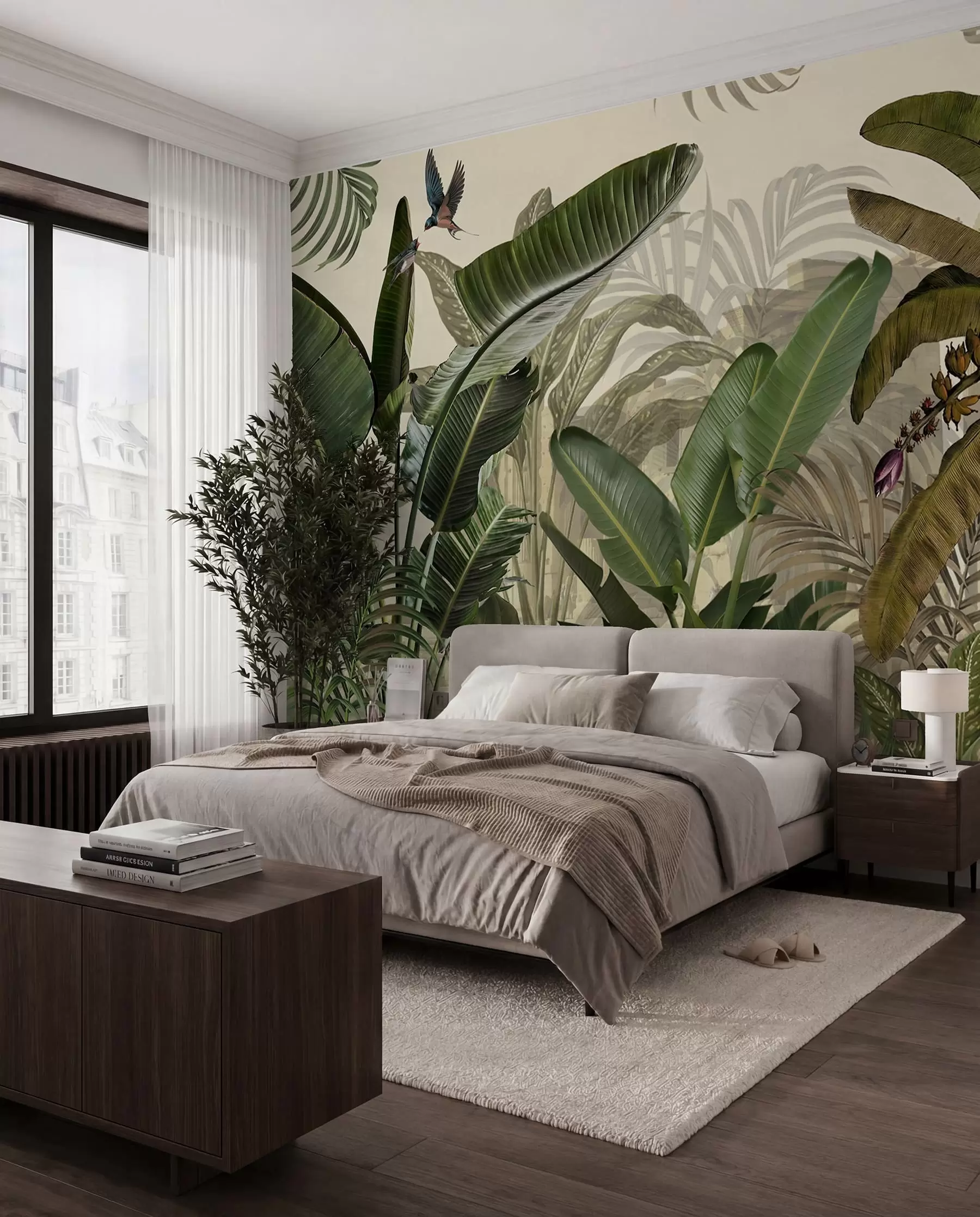 Fotobehang Tropische jungle en bladeren u74748
