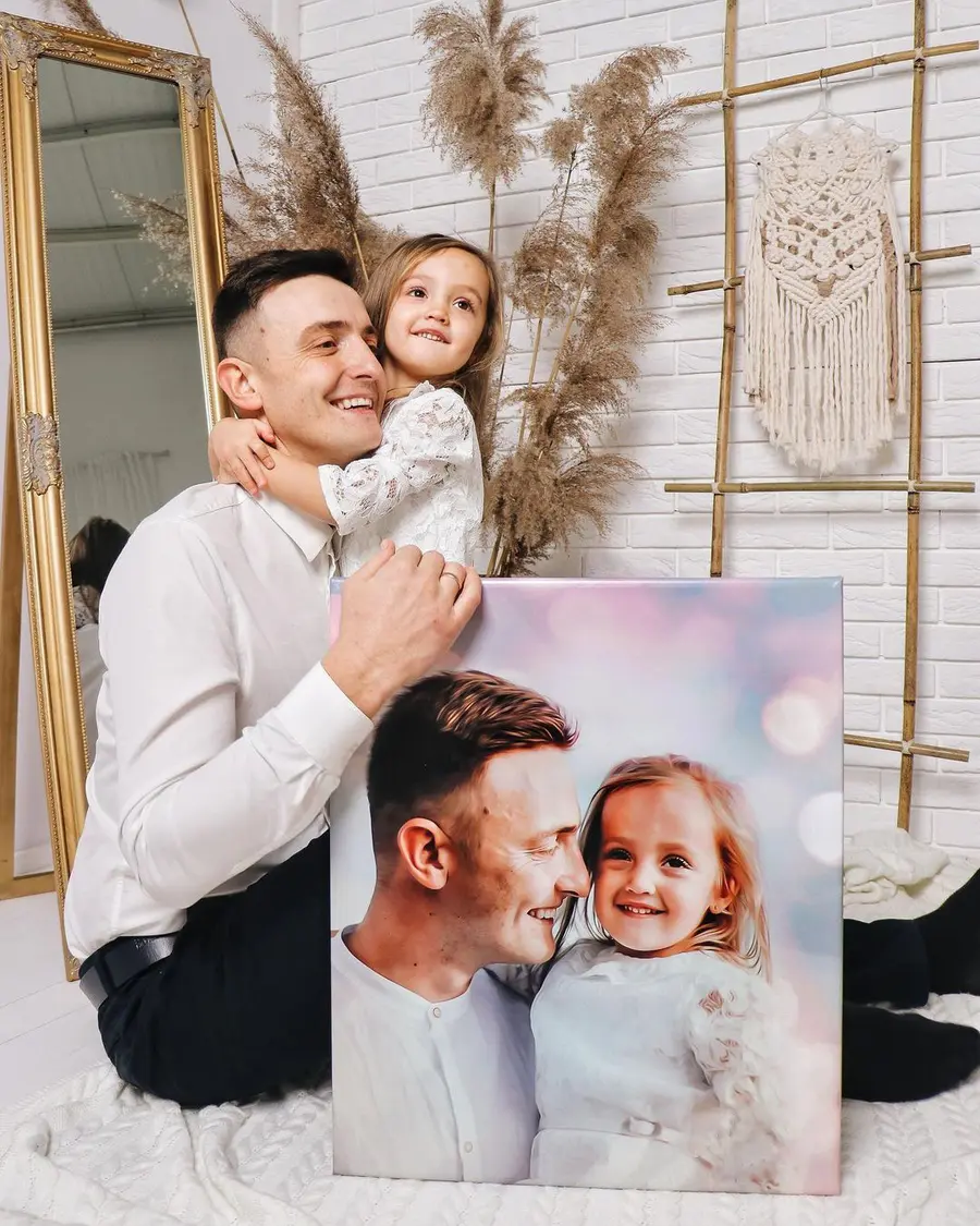  Peintures Sourire, expression faciale et photographie au flash s31867