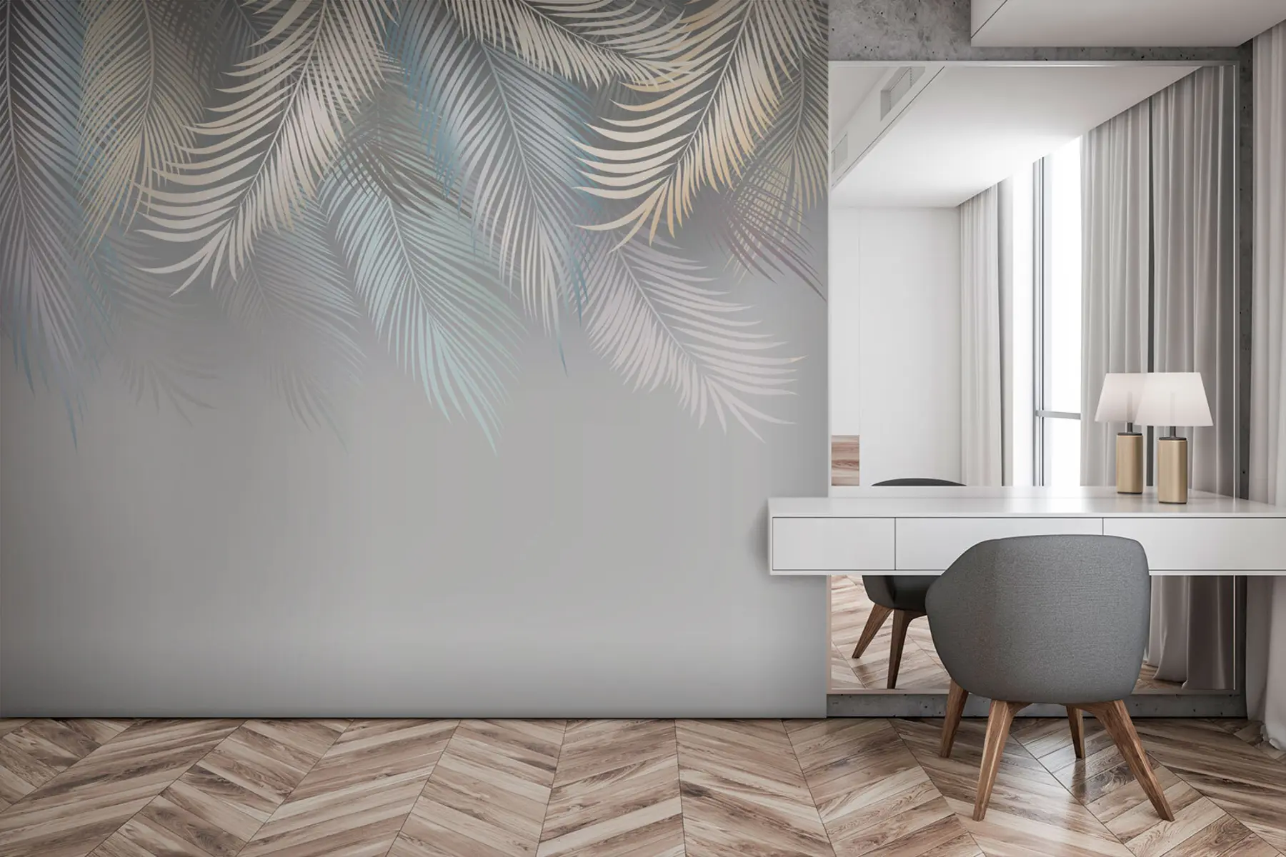 Fotobehang Palm bladeren u94139