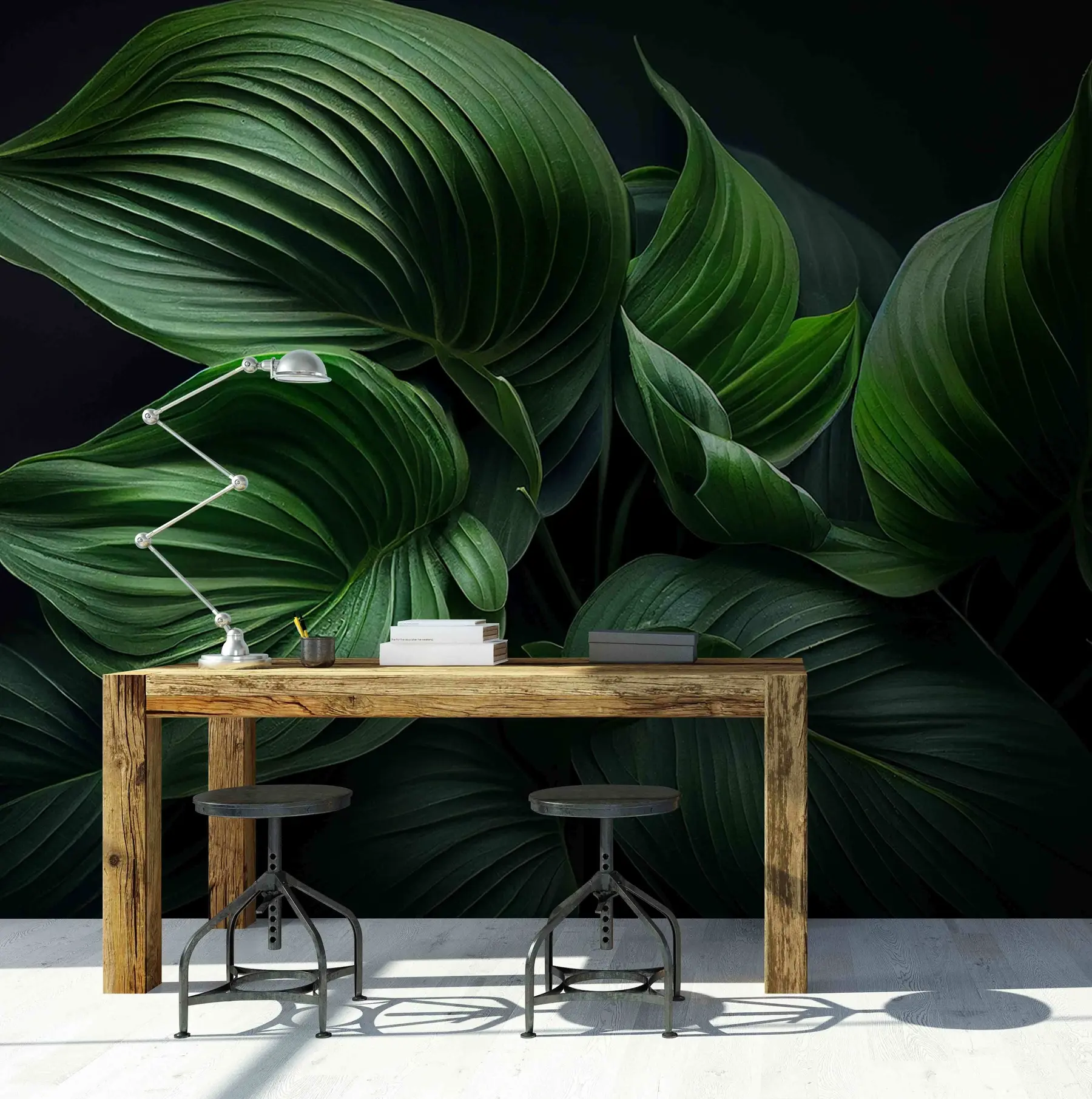 Fotobehang De bladeren zijn palm u75754