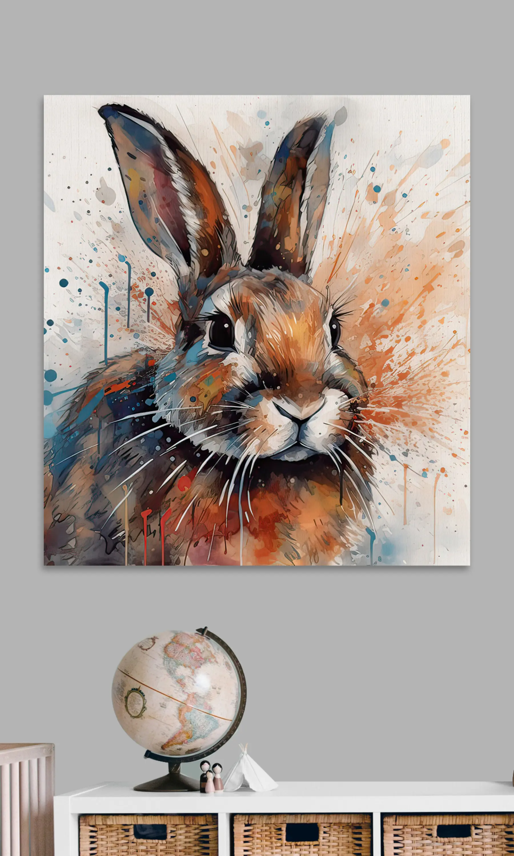  Peintures Lapin à l'aquarelle s32329