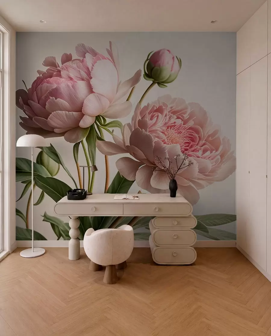 Fotobehang aquarel bloemen u70658
