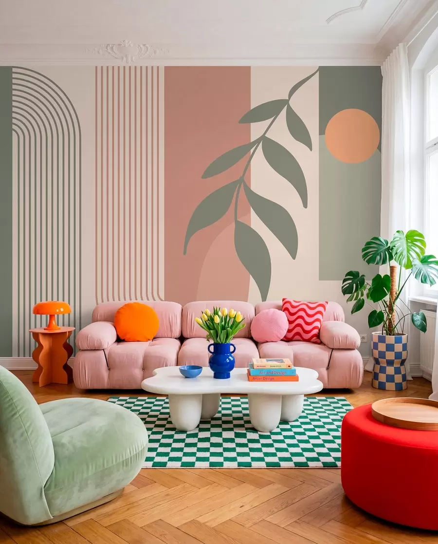 Papier peint photo Arches et éléments décoratifs de style bohème u94153