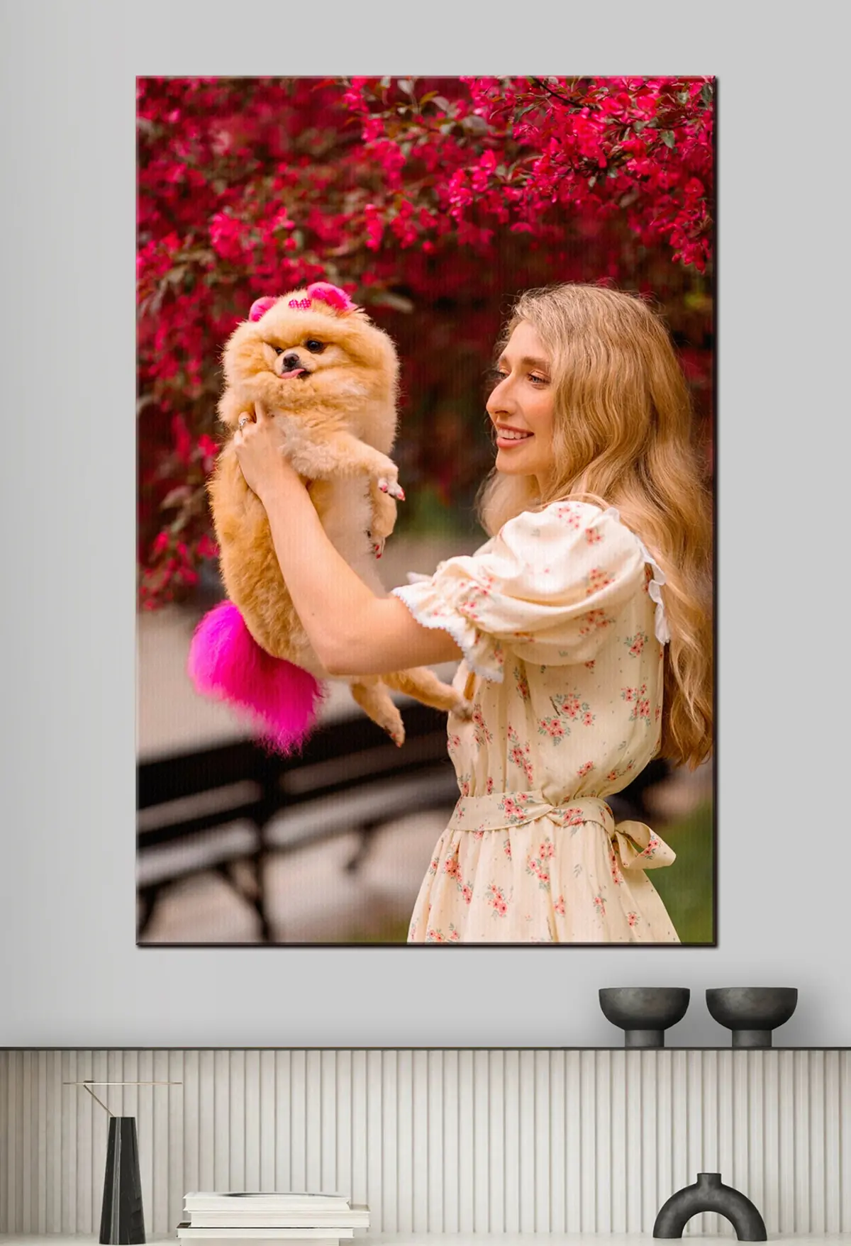  Schilderijen Schilderijen van foto's van huisdieren op canvas s33142