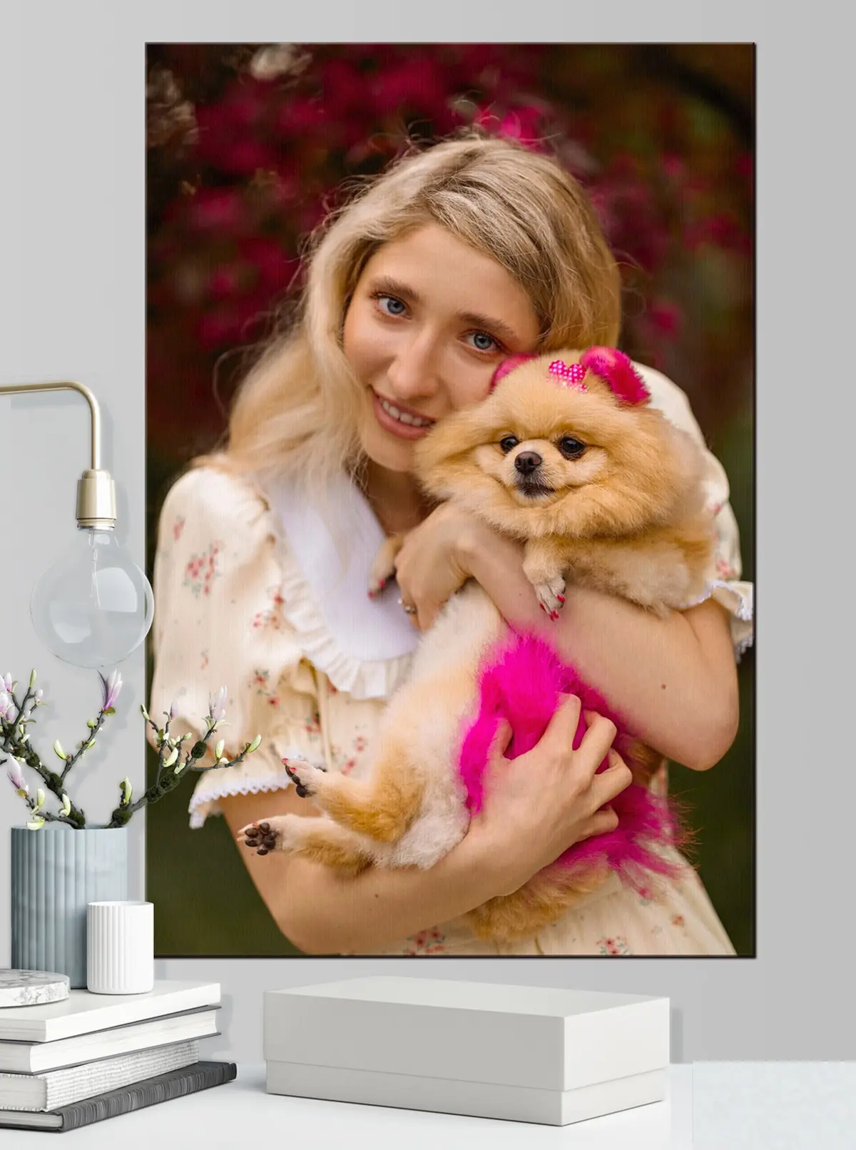  Schilderijen Schilderij naar een foto van een dier op canvas s33143