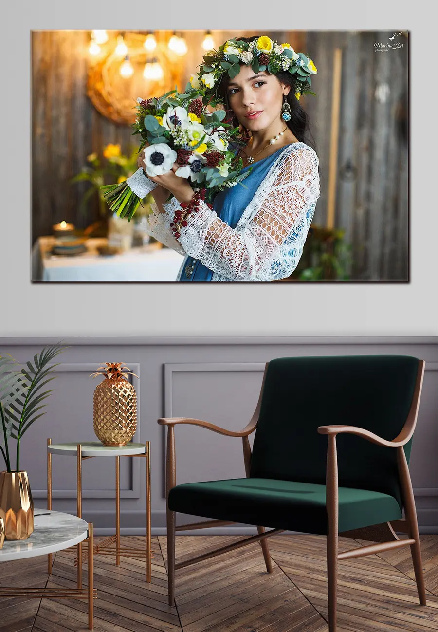  Peintures Création d'un portrait photo sur toile s33198