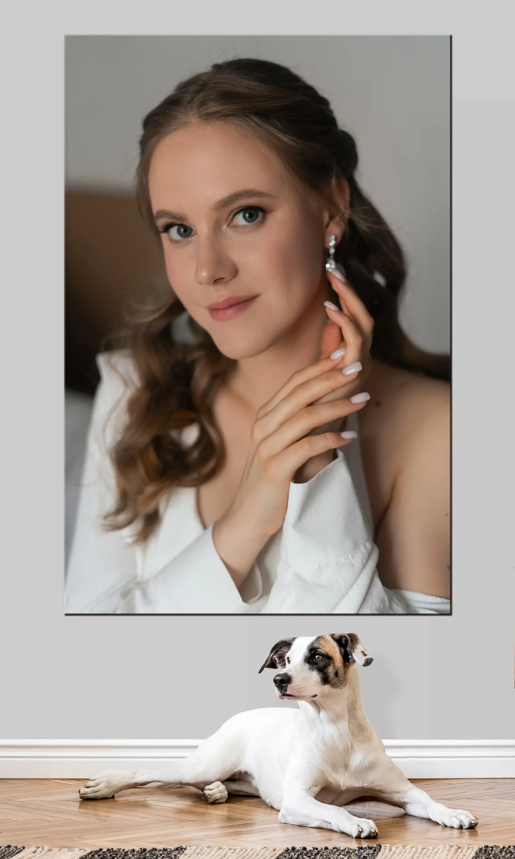  Schilderijen Een schilderij naar een foto als cadeau voor een jubileum s33224