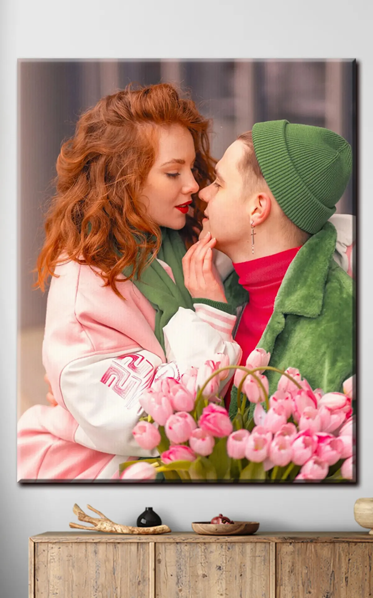  Schilderijen Foto in de vorm van een afbeelding aan de muur s33278