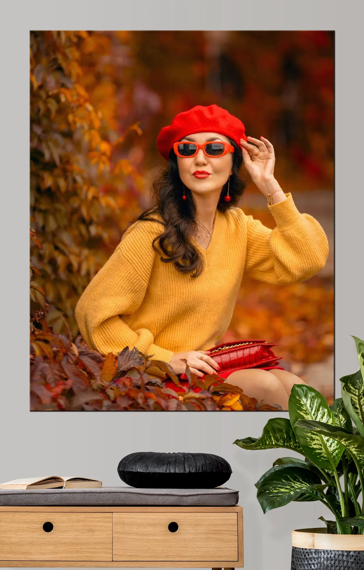  Schilderijen Foto in een foto te bestellen s33291