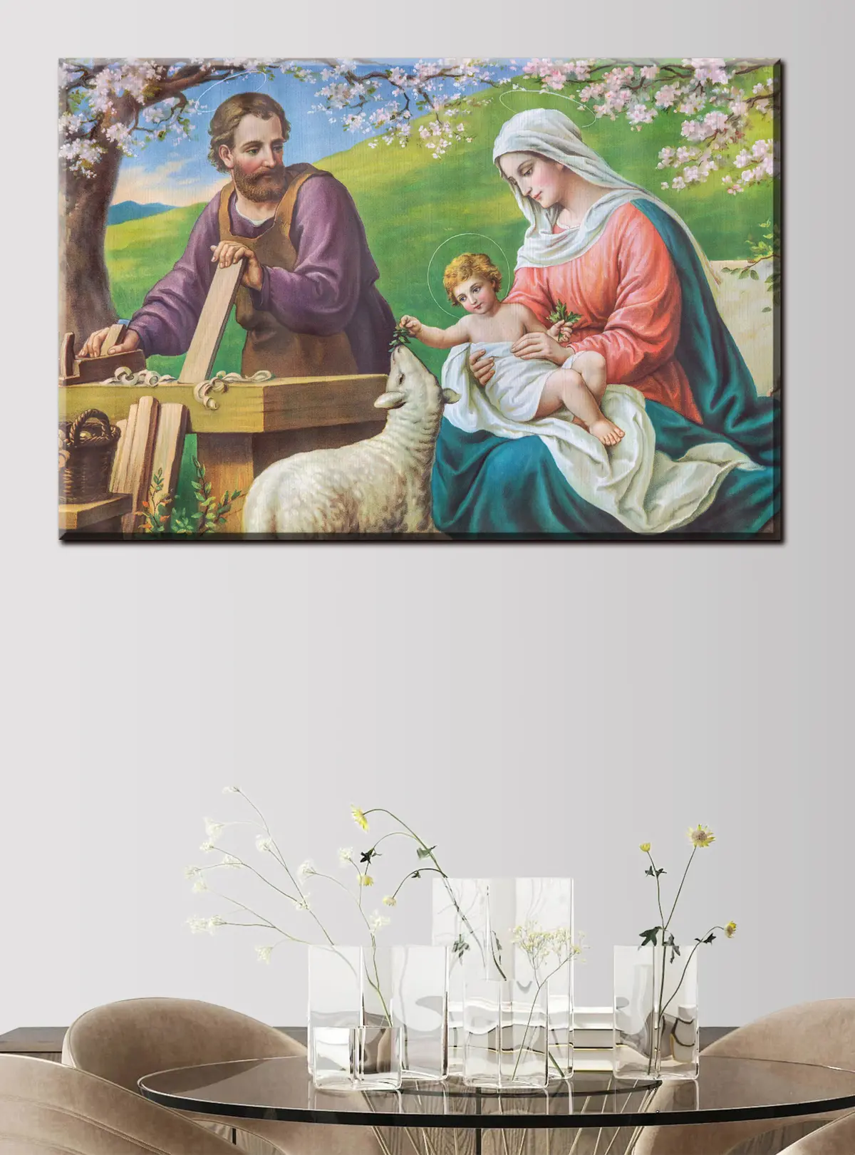  Schilderijen Beeld van de Heilige Familie s33496