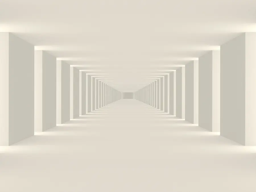 Fotobehang Witte lege lichte kamer u95066