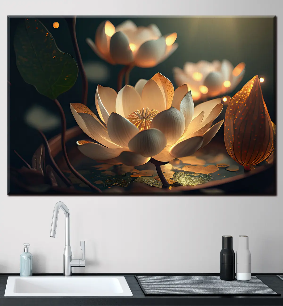  Schilderijen Magische lotusbloemen s33100