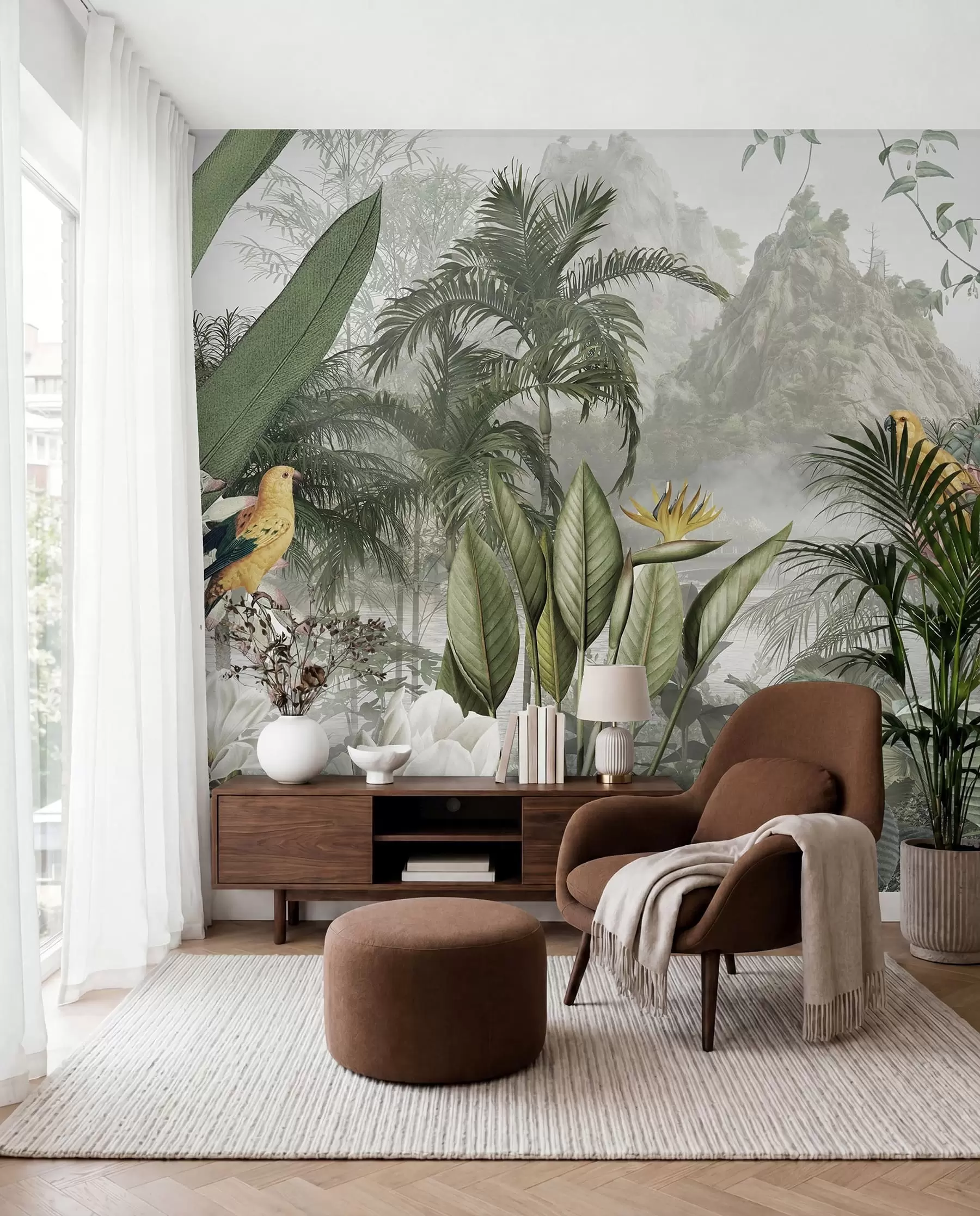 Papier peint photo Jungle tropicale u95396