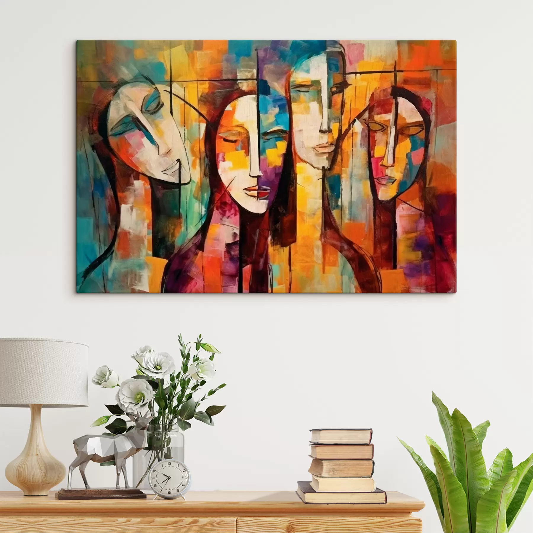 Fotobehang Vier vrouwen s33845