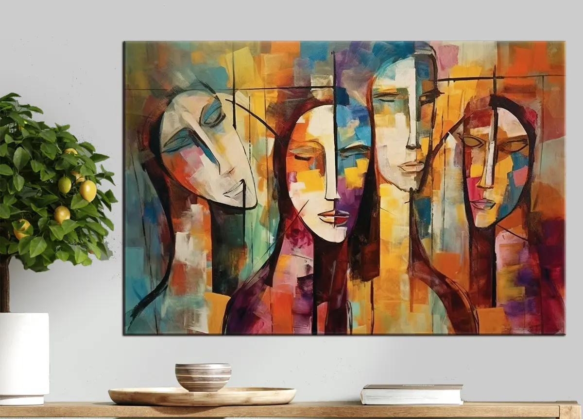  Schilderijen Vier vrouwen s33845