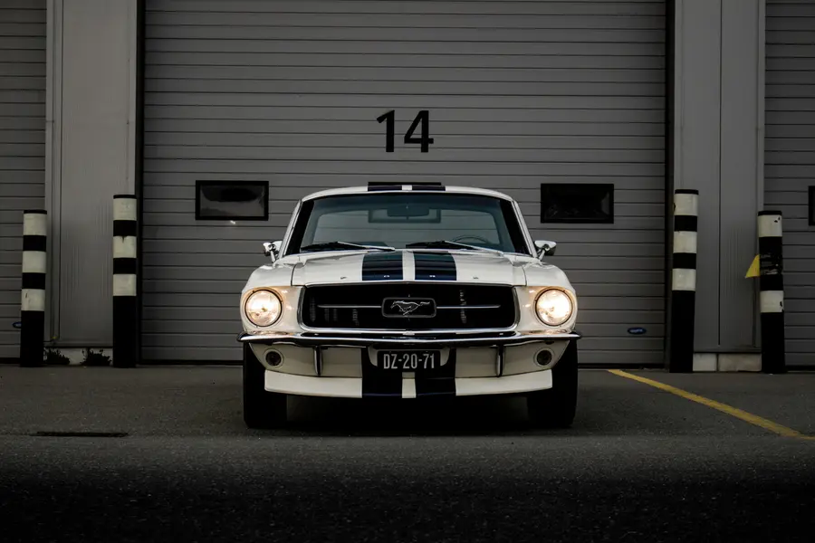 Fotobehang Ford-Mustang uit 1970 u95536
