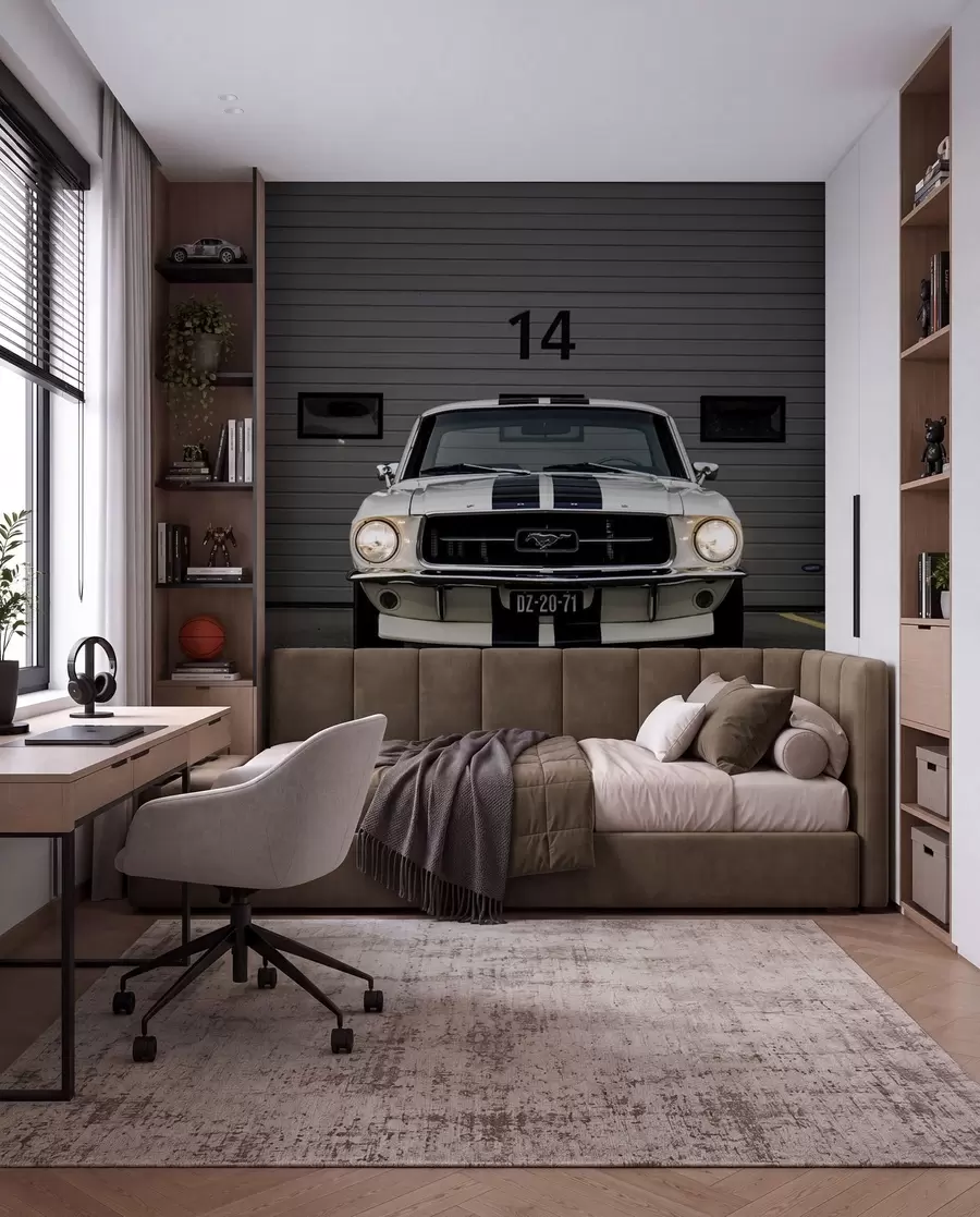 Papier peint photo ford Mustang 1970 u95536