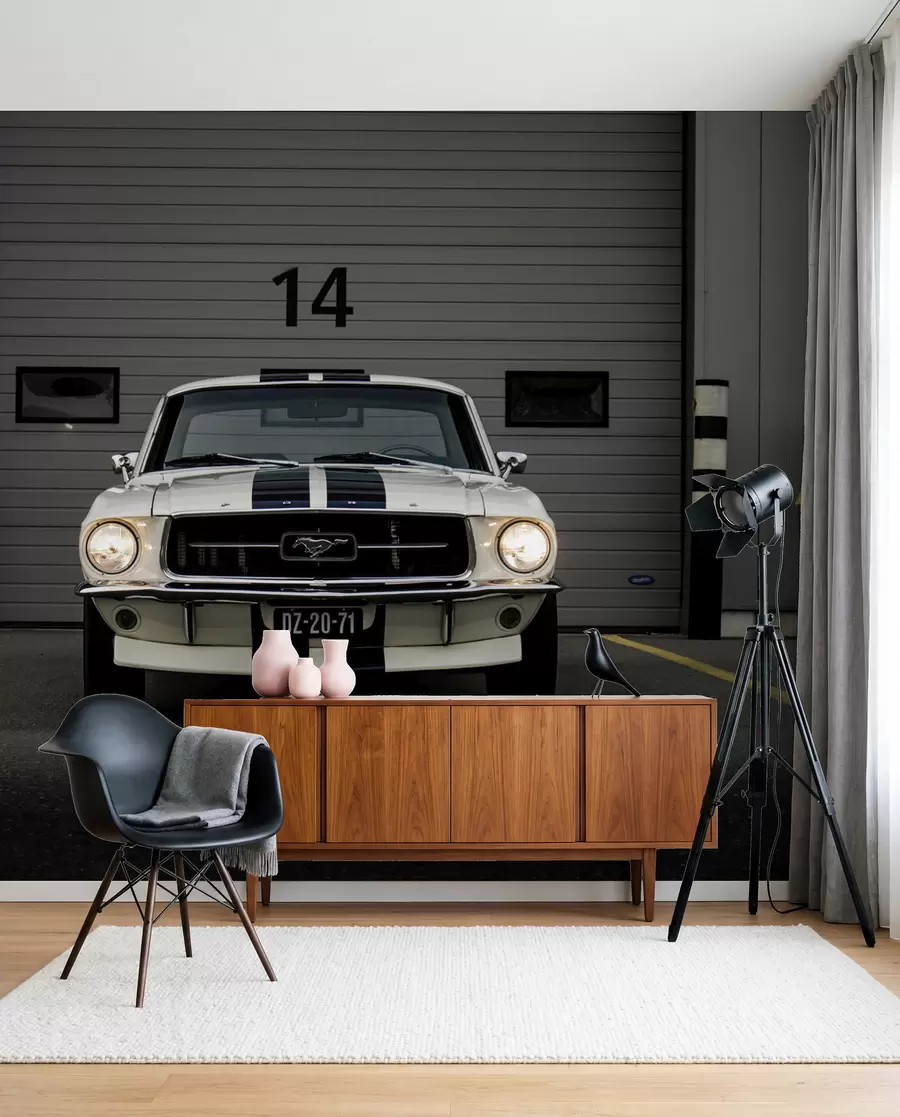 Fotobehang Ford-Mustang uit 1970 u95536