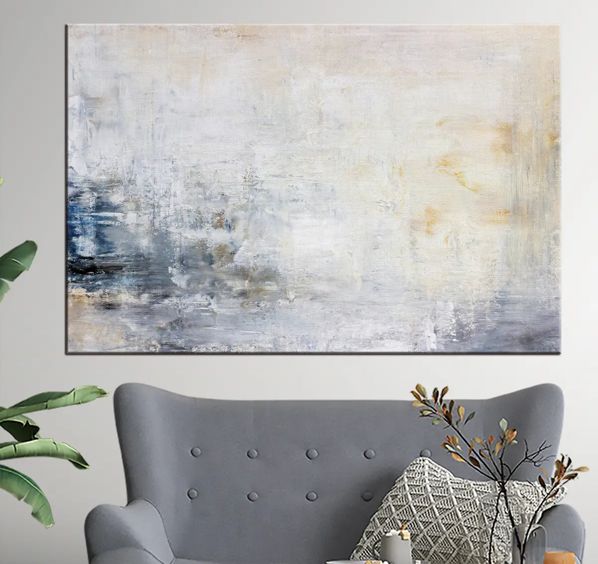  Peintures Abstraction structurée sur toile s34110