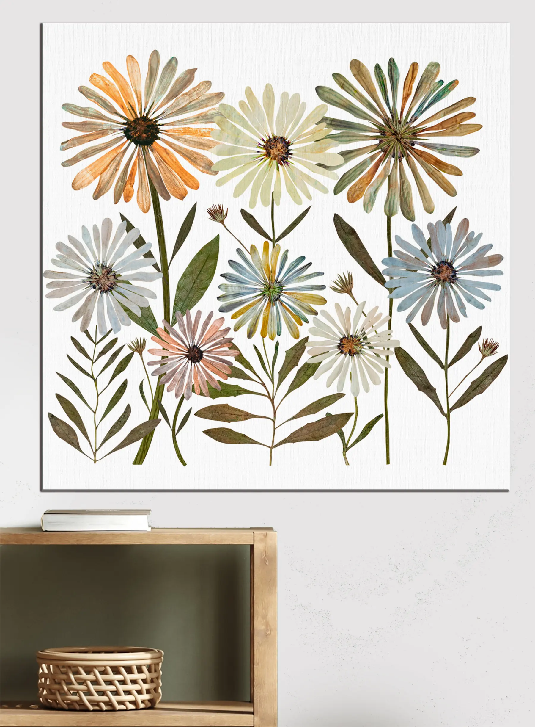  Peintures Marguerites colorées s34120