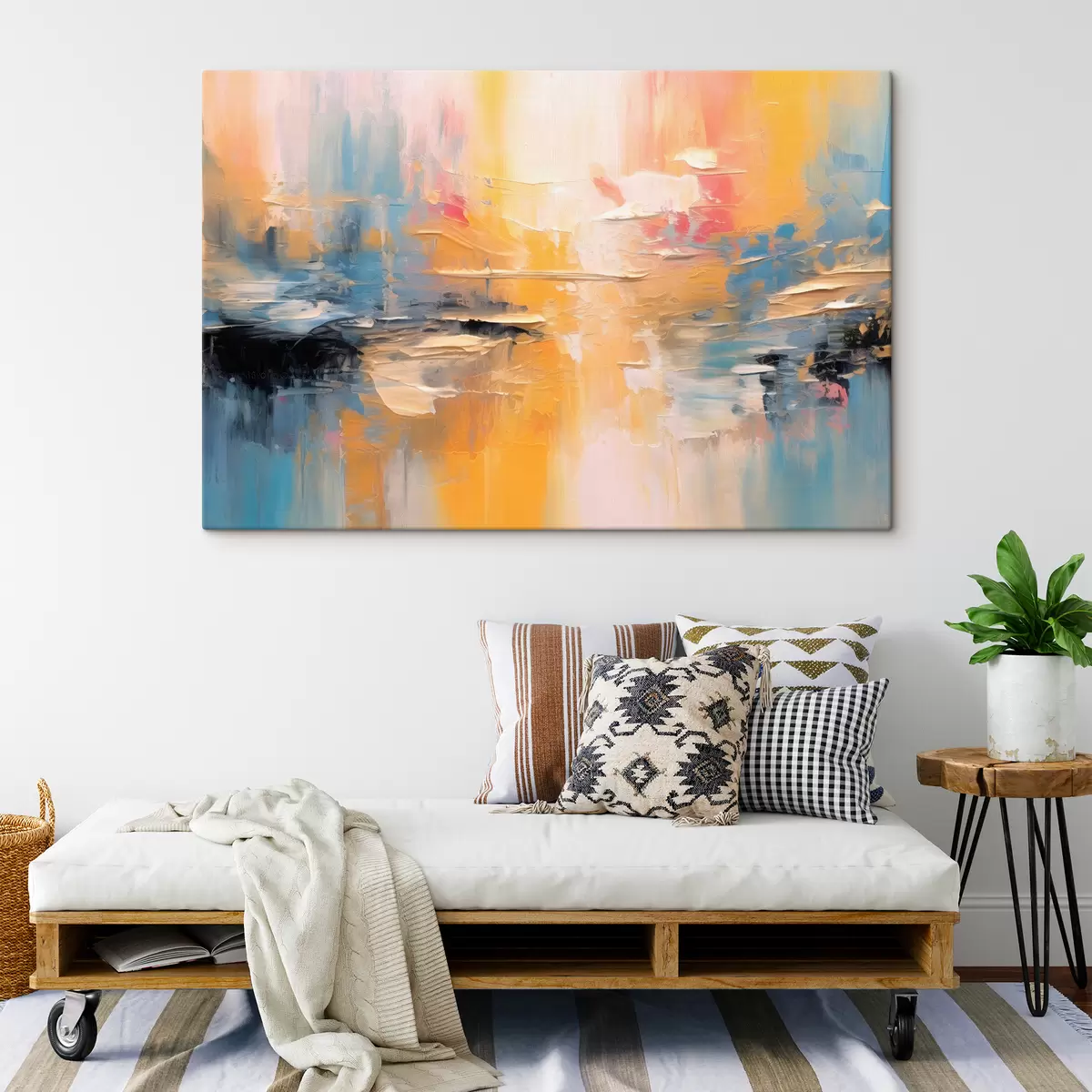  Peintures L'abstraction en différentes couleurs s34192