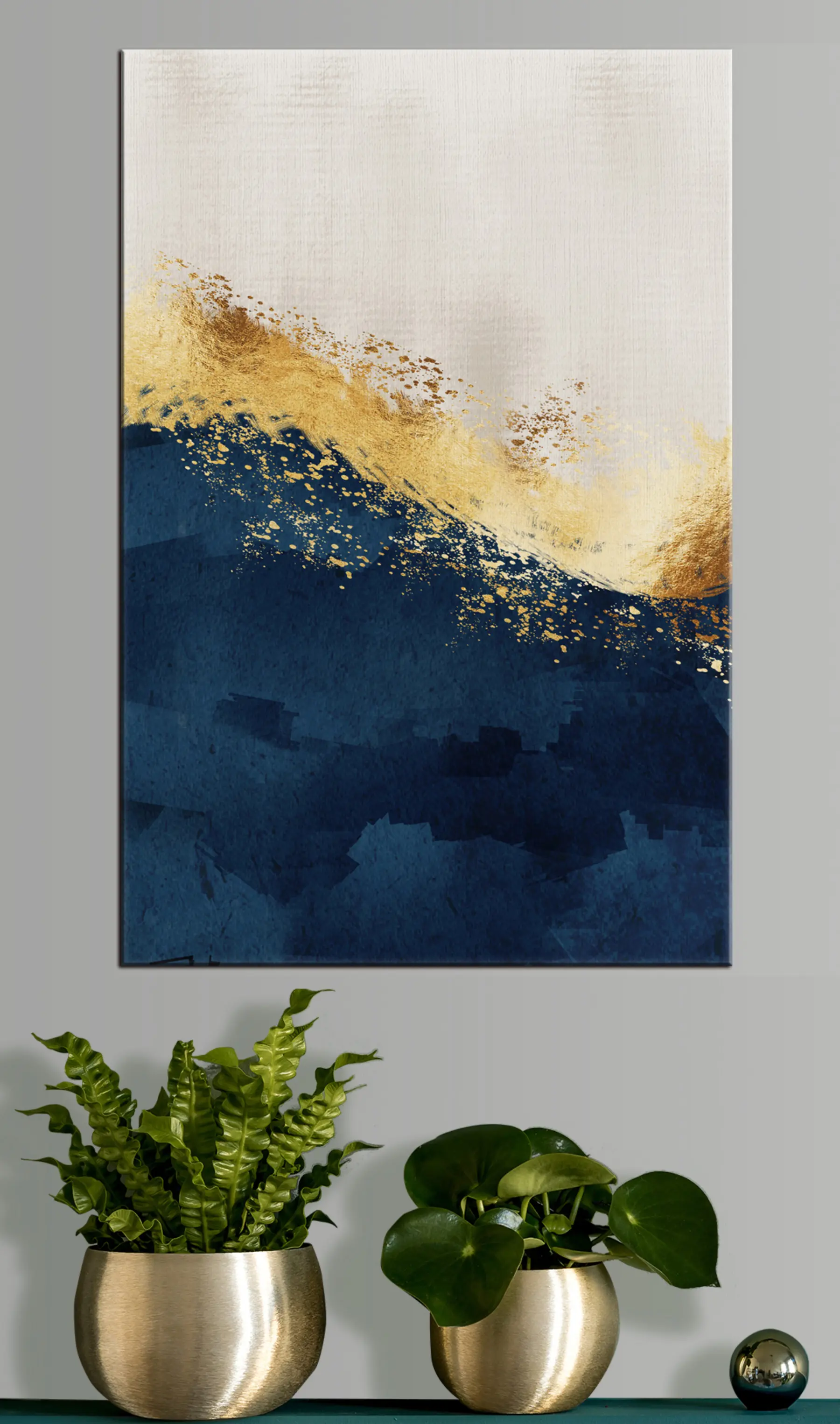 Fotobehang Wit en blauw s34212