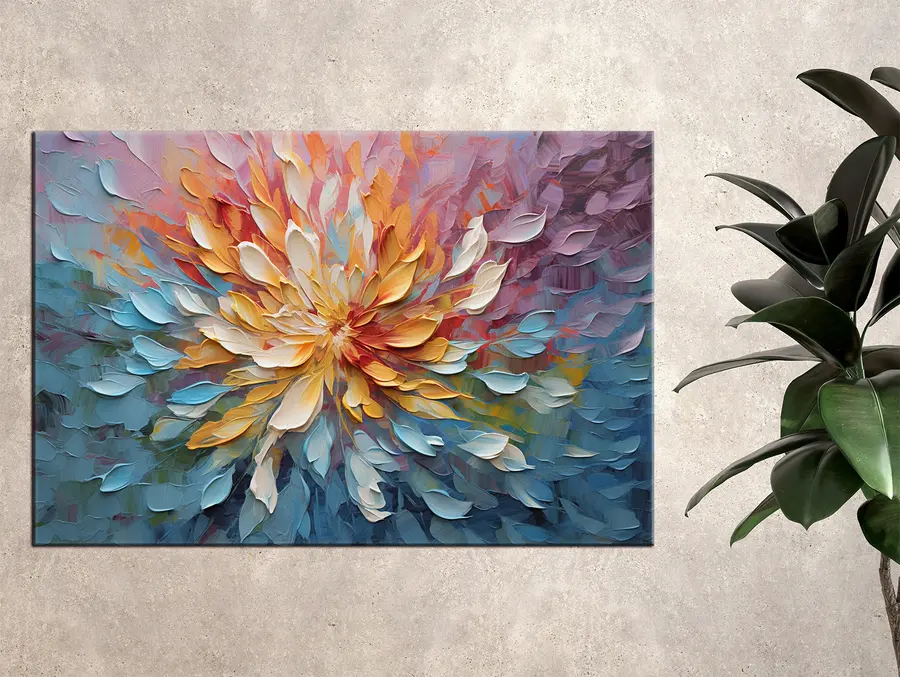  Peintures Fleur colorée s34488